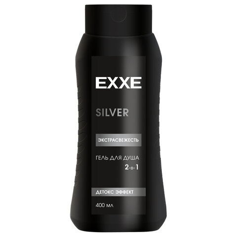 Гель для душа мужской 400 мл EXXE MEN SILVER 2 в 1 "Экстрасвежесть", С0007830 - фото 1
