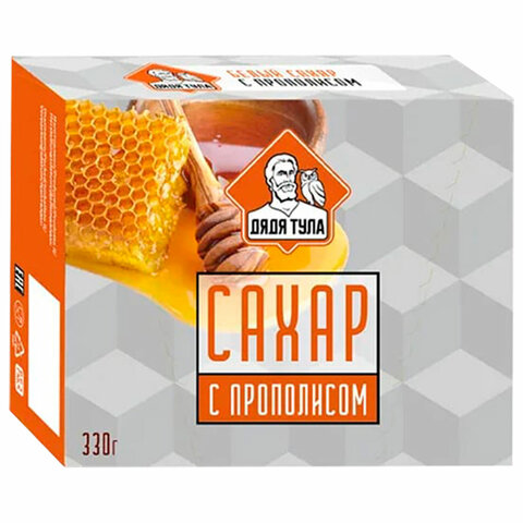 Сахар кусковой с экстрактом прополиса, 330 г - фото 1