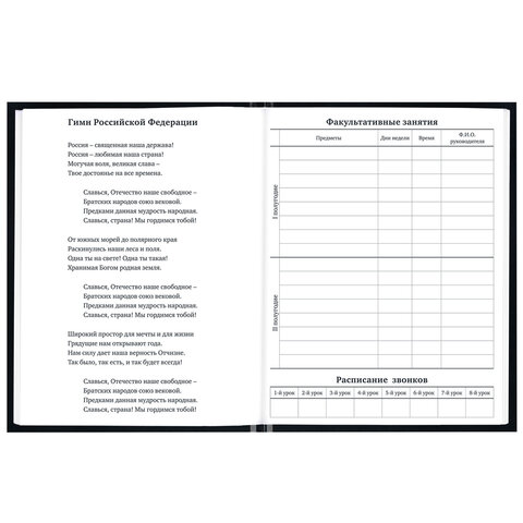 Дневник 1-11 класс 40 л., твердый, BRAUBERG, глянцевая ламинация, "Герб", 107598 - фото 6