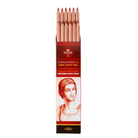 Сангина KOH-I-NOOR "Gioconda", 1 штука, 8802, в карандаше, 8802002001KS - фото 2