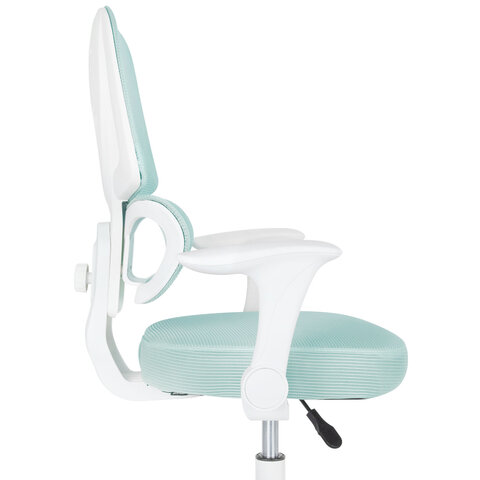 Кресло детское с поясничной поддержкой BRABIX KIDS "MG-225", сетка/ткань TW, голубое, 533317 - фото 10