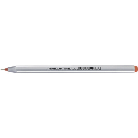 Ручки шариковые масляные PENSAN "Triball Colored", НАБОР 8 шт., АССОРТИ, узел 1 мм, линия письма 0,5 мм, 1003/PVC8 - фото 4