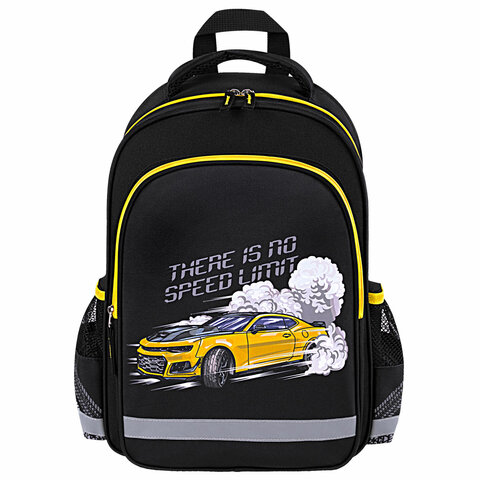 Рюкзак ПИФАГОР SCHOOL, 1 отделение, 3 кармана, "Extreme speed", 38x28х14 см, 272078 - фото 2