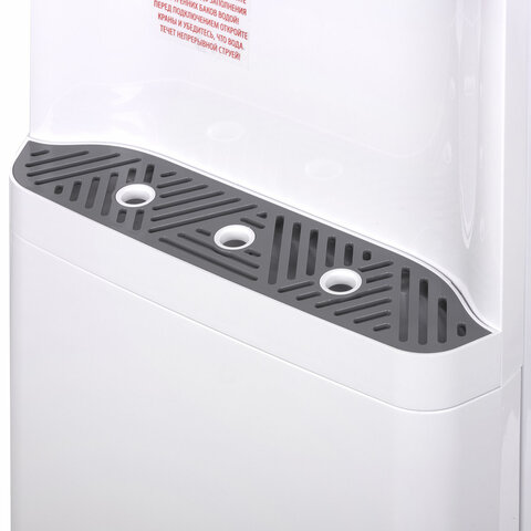 Кулер для воды SONNEN FSC-03AC, напольный, НАГРЕВ/ОХЛАЖДЕНИЕ КОМПРЕССОР, шкаф, 3 крана, белый, 455419 - фото 5