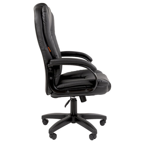 Кресло офисное Chairman CH 600 LT, экокожа, черное, 7158667 - фото 4