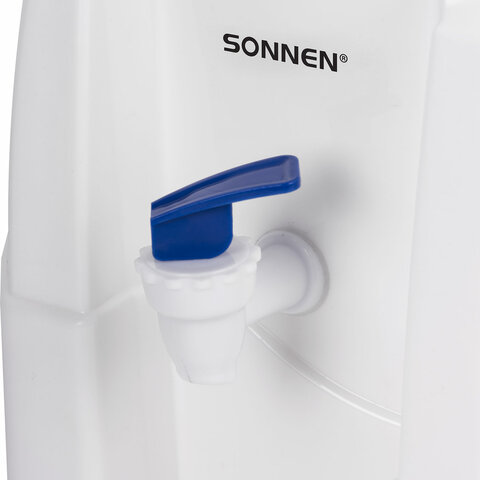 Кулер-водораздатчик БЕЗ НАГРЕВА И ОХЛАЖДЕНИЯ, SONNEN TS-01W, настольный, 1 кран, белый, 456175 - фото 6