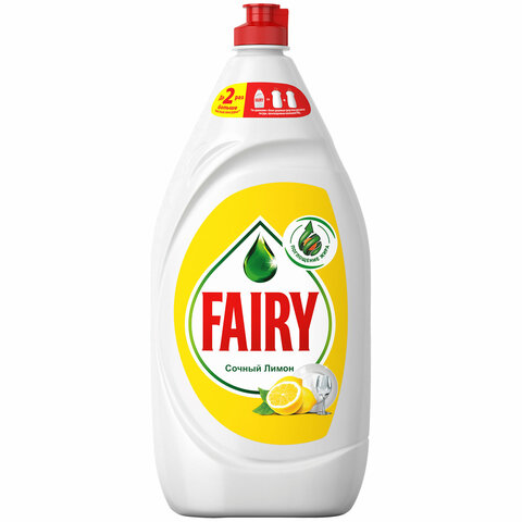 Средство для мытья посуды 1,35 л, FAIRY (Фейри) "Сочный Лимон", 740646 - фото 1