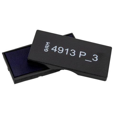 Подушка сменная 59х23 мм, синяя, для GRM 4913P3, Ideal 4913, TRODAT 4913, GRM Hummer 4913, 171000017 - фото 4