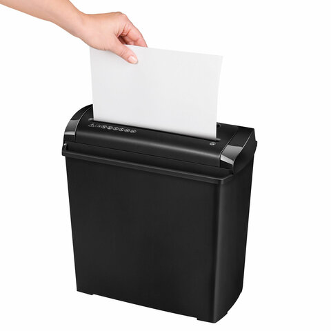Уничтожитель (шредер) FELLOWES POWERSHRED P-25S, 1 уровень секретности, полоски 7 мм, 5 л., 11 л, FS-47010 - фото 2