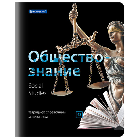 Тетради предметные, КОМПЛЕКТ 10 ПРЕДМЕТОВ, 48 л., глянцевый лак, BRAUBERG, "BLACK & BRIGHT", 403560 - фото 9