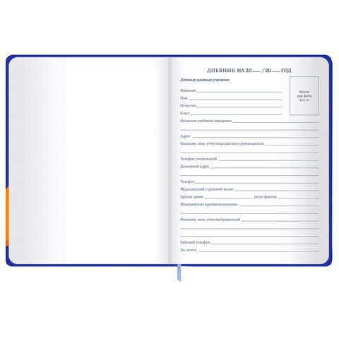 Дневник 1-11 класс 48 л., твердый, BRAUBERG, матовая ламинация, резинка, закладка-ляссе, с подсказом, "Гусь", 107237 - фото 8