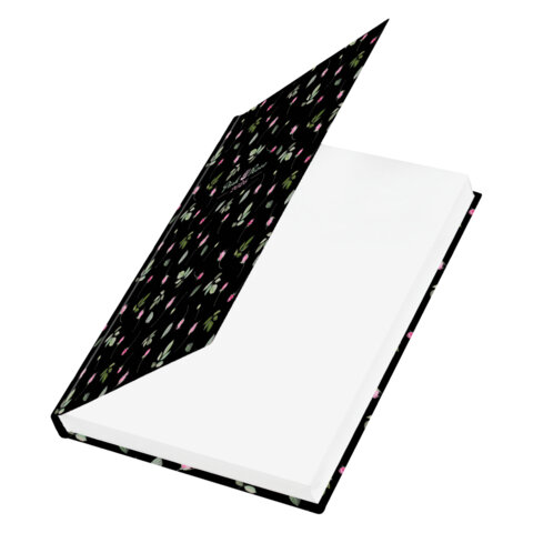 Ежедневник датированный 2026 145х215 мм, А5, STAFF, ламинированная обложка, "Flower pattern", 117327 - фото 3