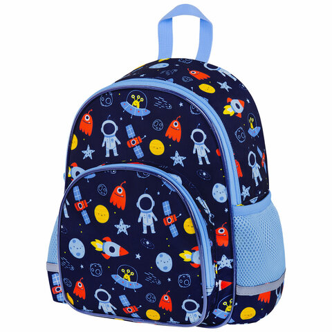 Рюкзак BRAUBERG KIDS PLAY детский, 1 отделение, 3 кармана, "In space", 29х23х12 см, 272051 - фото 1
