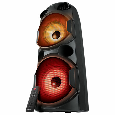 Колонка портативная SVEN PS-750, 80 Вт, TWS, Bluetooth, FM, USB, microSD, LED-дисп, черная, SV-019617 - фото 9
