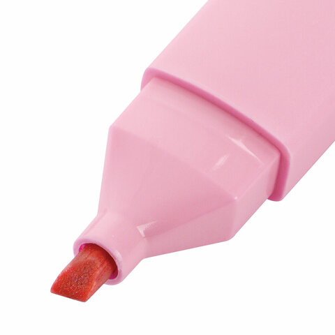Текстовыделитель ЮНЛАНДИЯ "COLORSTAR PASTEL", ПАСТЕЛЬНЫЙ РОЗОВЫЙ, линия 1-4 мм, 151712 - фото 5