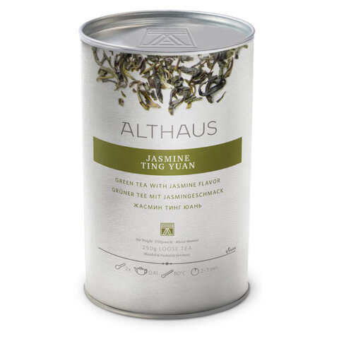 Чай листовой ALTHAUS "Jasmine Ting Yuan" зеленый 250 г, ГЕРМАНИЯ, TALTHL-L00116 - фото 3