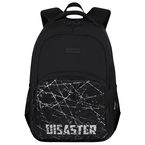 Рюкзак BRAUBERG CONCEPT универсальный, 2 отделения, светоотражающий принт, "Disaster", 45х30х18 см, 273848 - фото 2