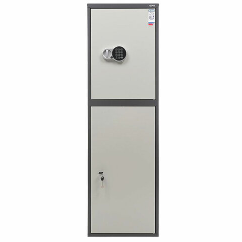 Шкаф металлический для документов AIKO "SL-150/2ТEL" ГРАФИТ, 1490х460х340 мм, 36 кг, S10799152902 - фото 3