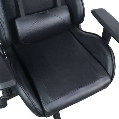 Кресло компьютерное BRABIX "GT Carbon GM-115", две подушки, экокожа, черное, 531932 - фото 10