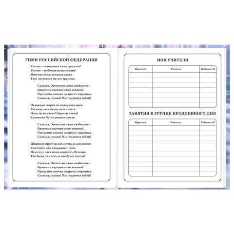 Дневник 1-4 класс 48 л., твердый, BRAUBERG, глянцевая ламинация, с подсказом, "Winter Cat", 107589 - фото 6