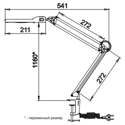 Светильник Трансвит Леда С20 LED с увеличительной линзой 8W белый - фото 7