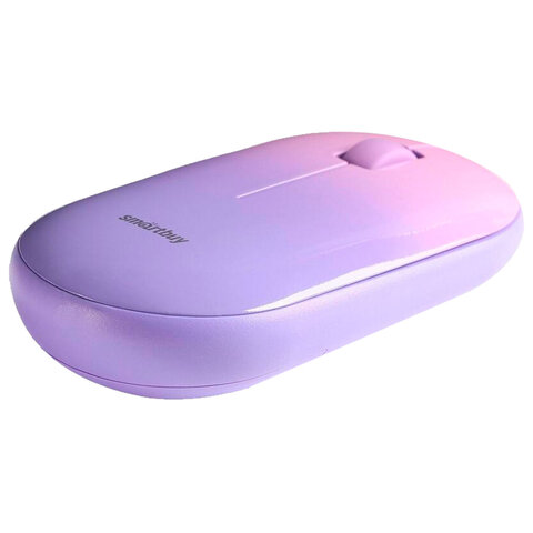 Мышь беспроводная бесшумная SMARTBUY 266AG-V, USB, 2 кнопки + 1 колесо, оптическая, фиолетовая, SBM-266AG-V - фото 4