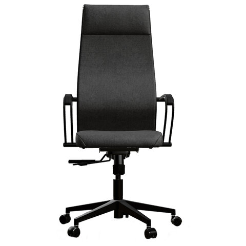 Кресло МЕТТА "ErgoLife" 10 B1-162K, пластик, синхромеханизм, ткань, темно-серое - фото 4