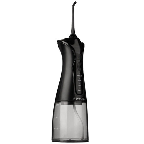 Ирригатор для полости рта REVYLINE RL 220, емкость резервуара 0,3 л, 2 насадки, черный, 7944 - фото 3
