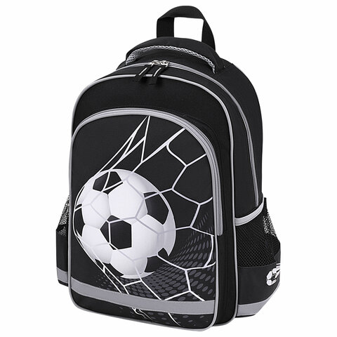 Рюкзак ПИФАГОР SCHOOL, 1 отделение, 3 кармана, "Ball kick", 38x28х14 см, 272079 - фото 1