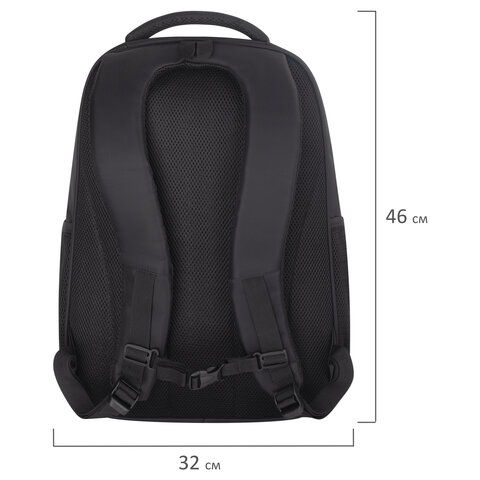 Рюкзак BRAUBERG FUNCTIONAL с отделением для ноутбука, 2 отделения, нагрудный ремешок, "Impulse", 46х16х32 см, 229875 - фото 3
