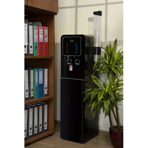 Пурифайер для воды ECOTRONIC A60-U4L напольный, НАГРЕВ/ОХЛАЖДЕНИЕ КОМПРЕССОРНОЕ, 2 крана, черный, 7139 - фото 12