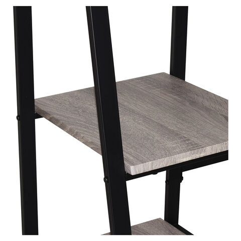 Стол на металлокаркасе BRABIX "LOFT CD-006", 1200х500х730 мм, 2 полки, цвет дуб антик, 641225 - фото 8