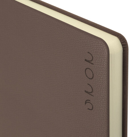 Ежедневник датированный 2026, А5, 138х213 мм, BRAUBERG "Essential", под кожу, держатель, серый, 117397 - фото 5