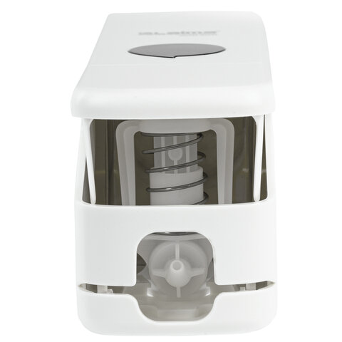 Дозатор для жидкого мыла LAIMA PREMIUM НАЛИВНОЙ, 0,3 л, белый, ABS-пластик, 609498 - фото 7