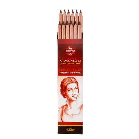 Сепия светлая KOH-I-NOOR "Gioconda", 1 штука, в карандаше, 8803011001KS - фото 2