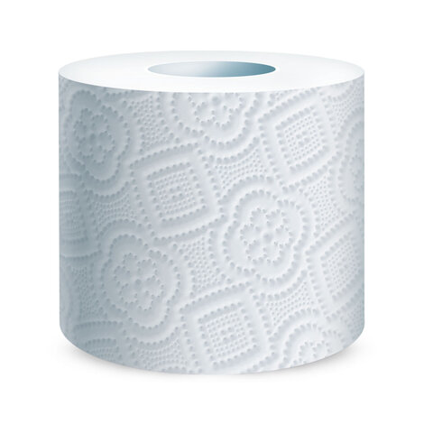 Бумага туалетная, спайка 8 шт., 2-слойная (8х16,2 м) Focus Economic Choice, белая, 5056378 - фото 2