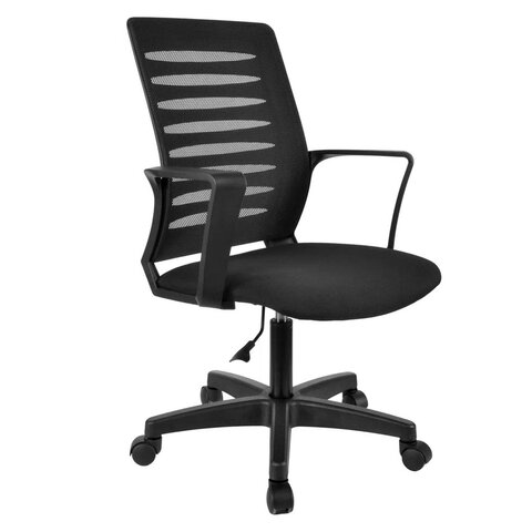 Кресло офисное Webstar, ткань, черное C11 - фото 1