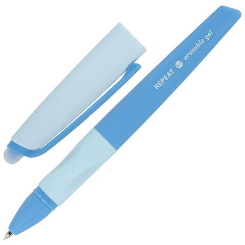 Ручка стираемая гелевая с эргономичным грипом BRAUBERG REPEAT COLOR, СИНЯЯ, ассорти, 0,5 мм,144072 - фото 3