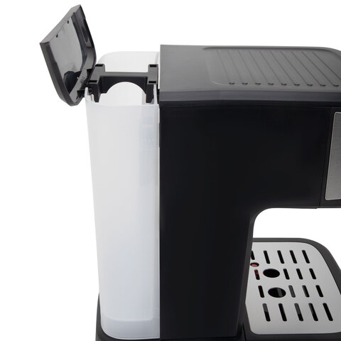 Кофеварка рожковая ручной капучинатор SONNEN CM8501, 1100 Вт, 1,5 л, 15 бар, черная/серебро, 456335 - фото 11