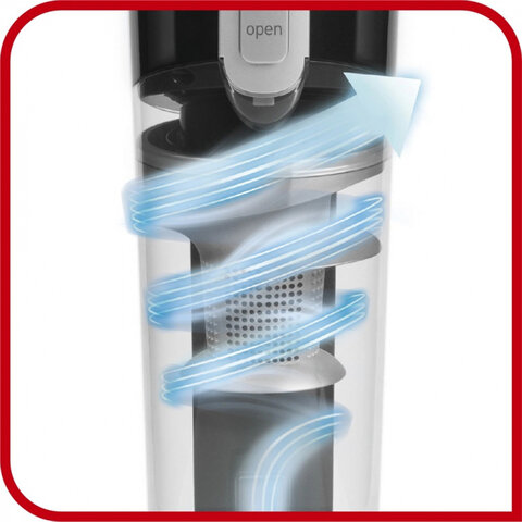 Пылесос вертикальный беспроводной TEFAL Air Force Light TY6545RH, потребляемая мощность 350 Вт, 0,65 л, черный, 2211400233 - фото 5