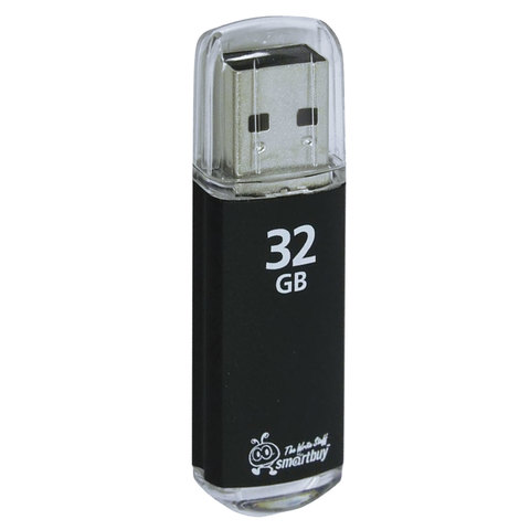 Флеш-память Smartbuy V-Cut, 32Gb, USB 2.0, чер, SB32GBVC-K - фото 1