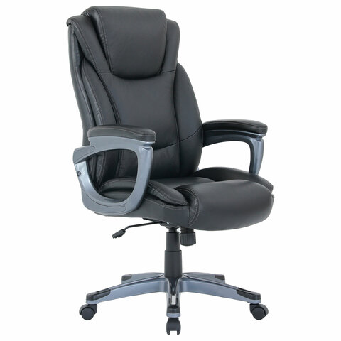 Кресло BRABIX PREMIUM "Gladiator EX-552", натуральная кожа, черное, 532939 - фото 1