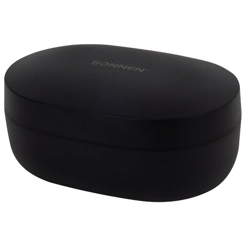 Наушники беспроводные TWS внутриканальные с микрофоном, SONNEN EP-BH25B, Bluetooth 5.3, черные, 514125 - фото 12