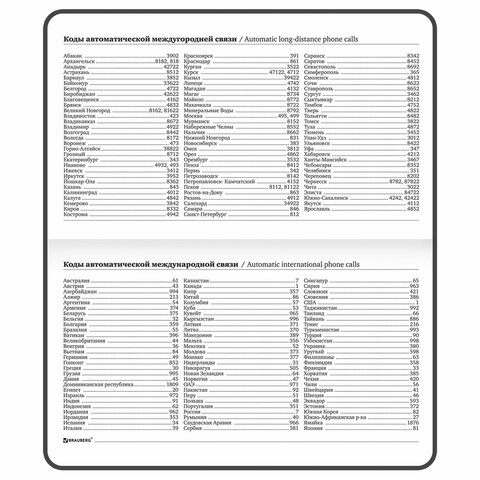 Еженедельник недатированный с резинкой 171х93 мм, BRAUBERG, твердый, 64 л., "Minimal", черный, 116309 - фото 11
