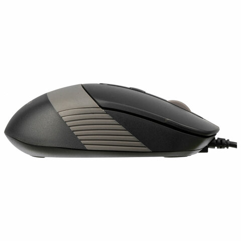 Мышь проводная A4TECH Fstyler FM10, USB, 3 кнопки + 1 колесо-кнопка, оптическая, черная, 1147673 - фото 5
