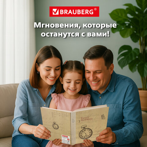 Фотоальбом BRAUBERG "Часы, крафт" на 200 фото 10х15 см, твердая обложка, термосварка, 391165 - фото 18