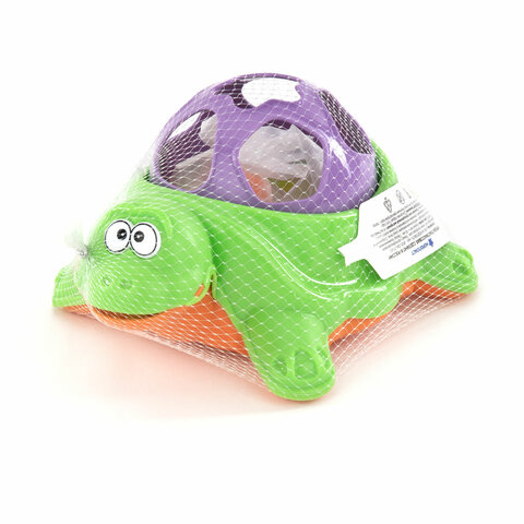 Игра-сортер дидактическая "Черепаха", пластиковая, 6 формочек, НОРДПЛАСТ, 793 - фото 3