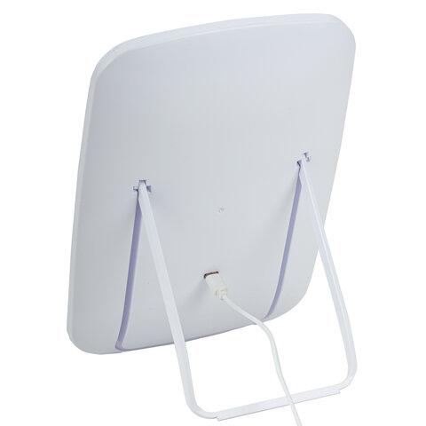 Зеркало настольное с LED-подсветкой для макияжа, 24х17 см, 3 режима свечения, аккумулятор 800 mAh, цвет белый, WBZ (ВБЗ), 609333 - фото 3