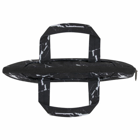 Сумка портфель HEIKKI STYLE (ХЕЙКИ) с отделением для ноутбука 13-14", 3 кармана, черная, 26х36х3 см, 272606 - фото 10