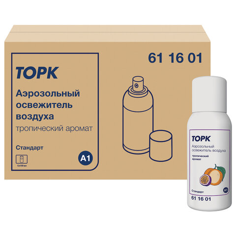 Сменный баллон 100 мл Tellus/TORK (Система АF1) СТАНДАРТ, тропический аромат, 611601 - фото 7